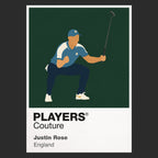 Justin Rose Golf Icon Frame Men's Polo Shirt