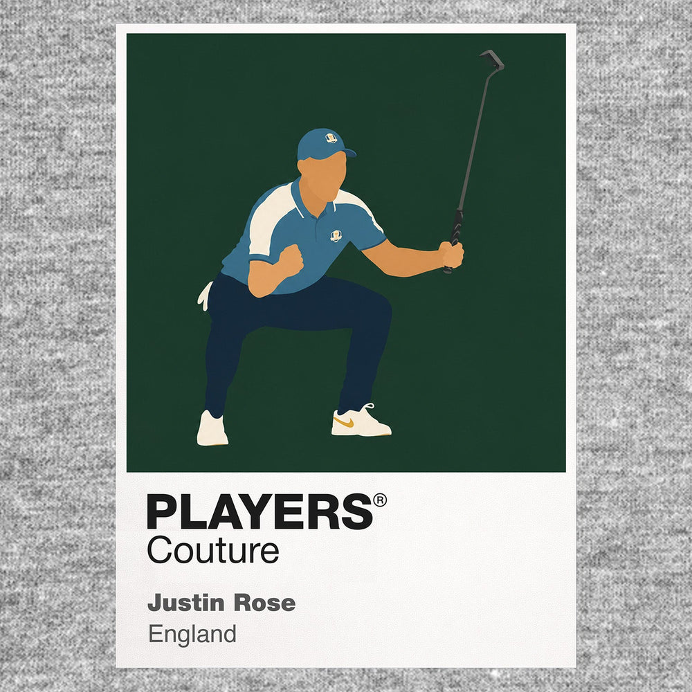 Justin Rose Golf Icon Frame Men's Polo Shirt