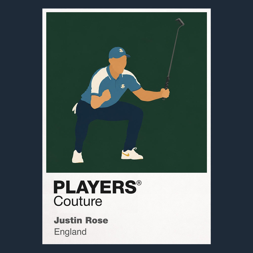 Justin Rose Golf Icon Frame Men's Polo Shirt