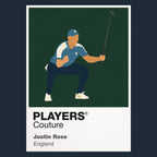 Justin Rose Golf Icon Frame Men's Polo Shirt
