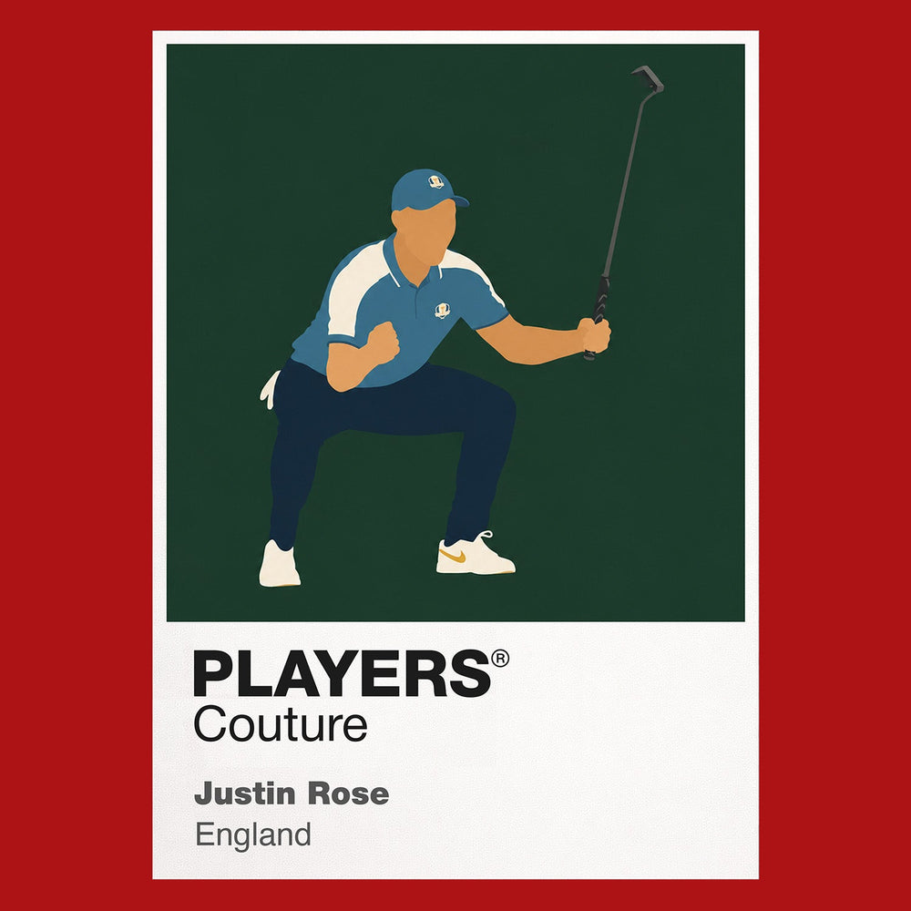 Justin Rose Golf Icon Frame Men's Polo Shirt