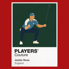 Justin Rose Golf Icon Frame Men's Polo Shirt