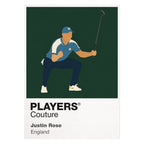 Justin Rose Golf Icon Frame Men's Hoodie
