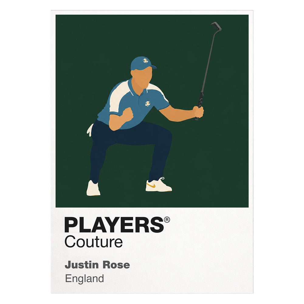 Justin Rose Golf Icon Frame Men's Polo Shirt