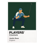 Justin Rose Golf Icon Frame Men's Polo Shirt