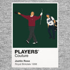 Justin Rose 1998 Golf Icon Frame Men's Hoodie