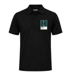 Justin Thomas Golf Icon Frame Men's Polo Shirt - Black