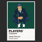 Justin Thomas Golf Icon Frame Men's Polo Shirt