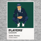 Justin Thomas Golf Icon Frame Men's Polo Shirt