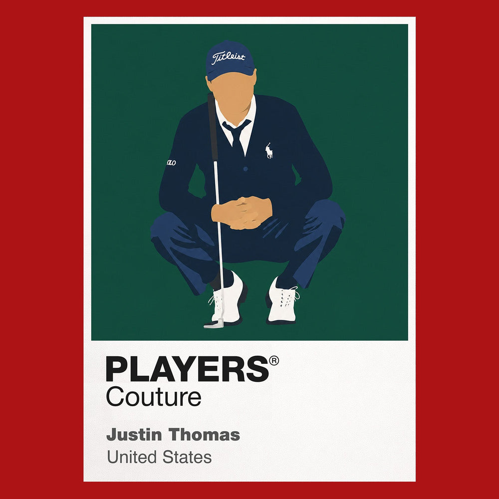 Justin Thomas Golf Icon Frame Men's Polo Shirt