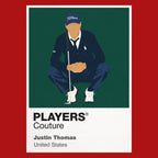Justin Thomas Golf Icon Frame Men's Polo Shirt