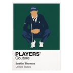 Justin Thomas Golf Icon Frame Men's Polo Shirt