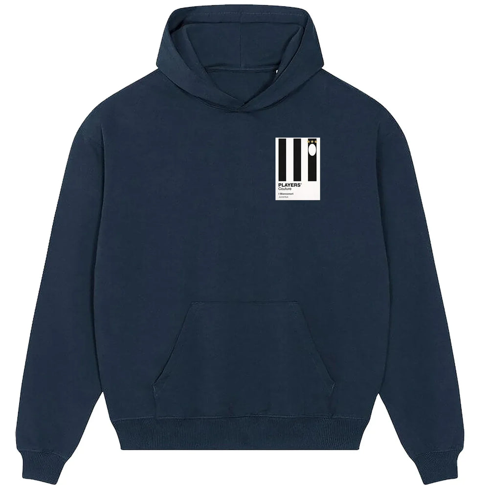 Juventus hoodie – navy men's hoodie featuring the Juventus Players Couture logo