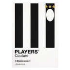 Juventus Classic Football Shirt Colours Frame Men's T-Shirt – white close-up detail shot of the Juventus Players Couture