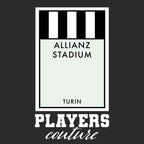 Juventus Monopoly Card hoodie – black men's hoodie with white Juventus Monopoly Card letters and Players Couture logo on the