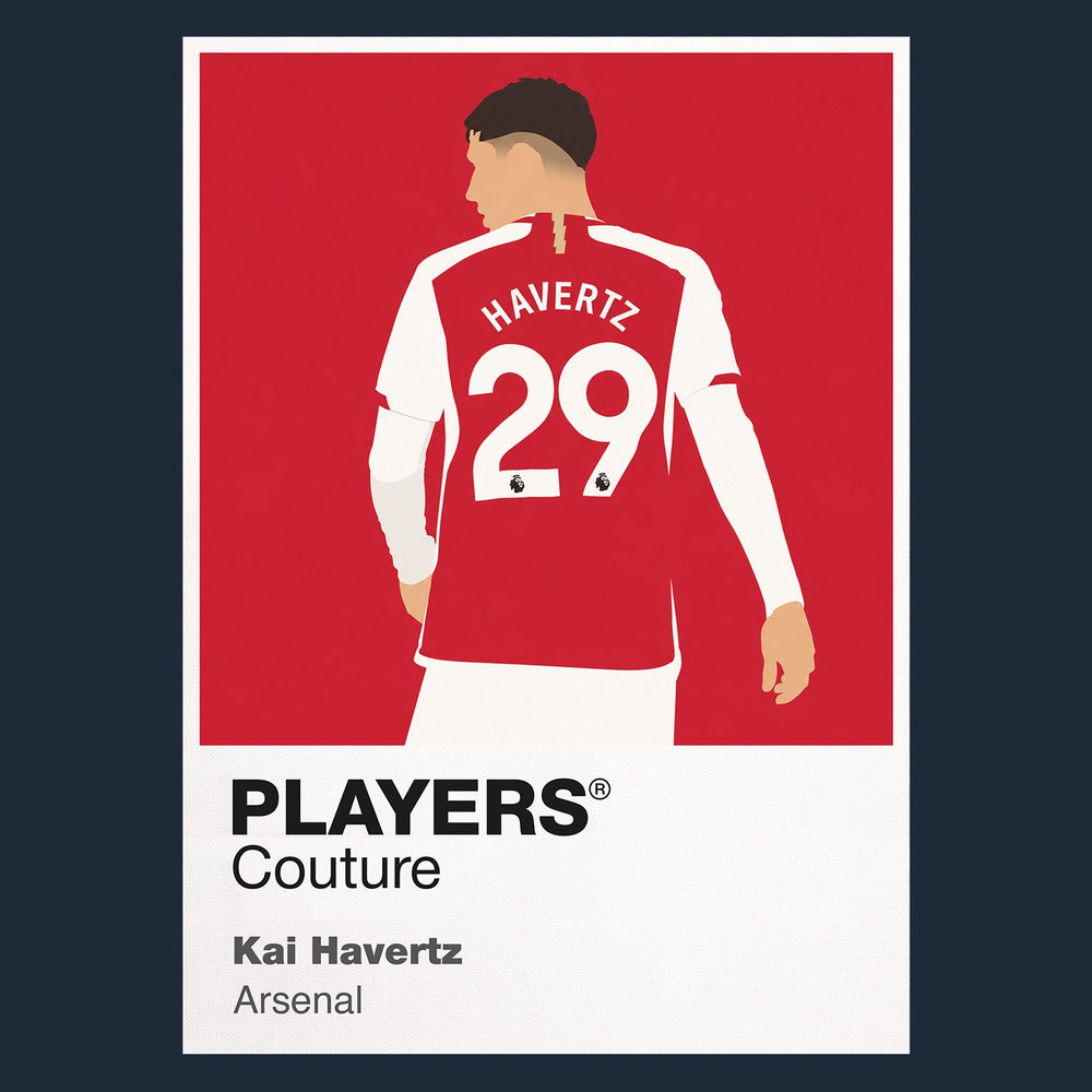 Kai Havertz Arsenal navy Icon Frame artwork detail