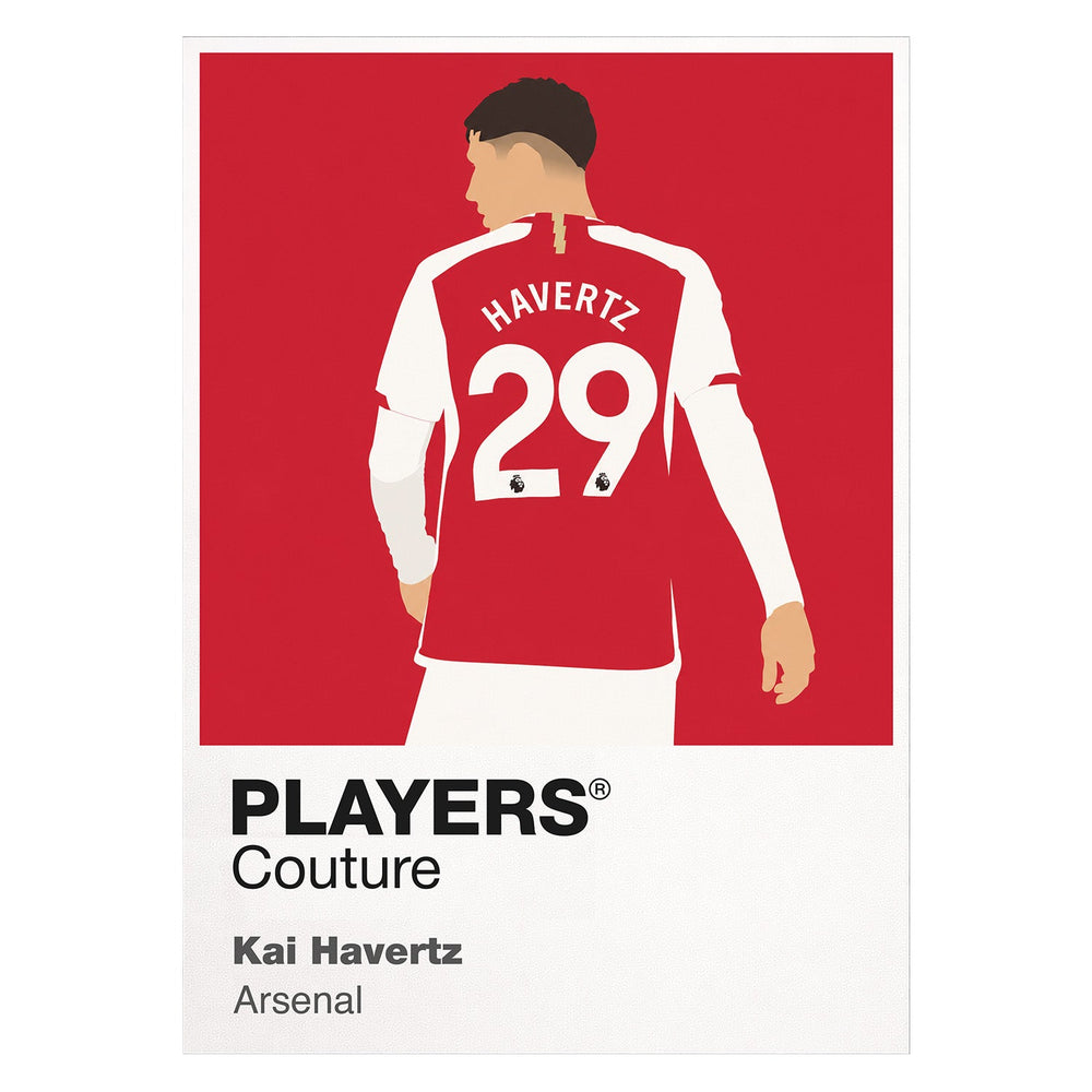 Kai Havertz Arsenal white Icon Frame artwork detail