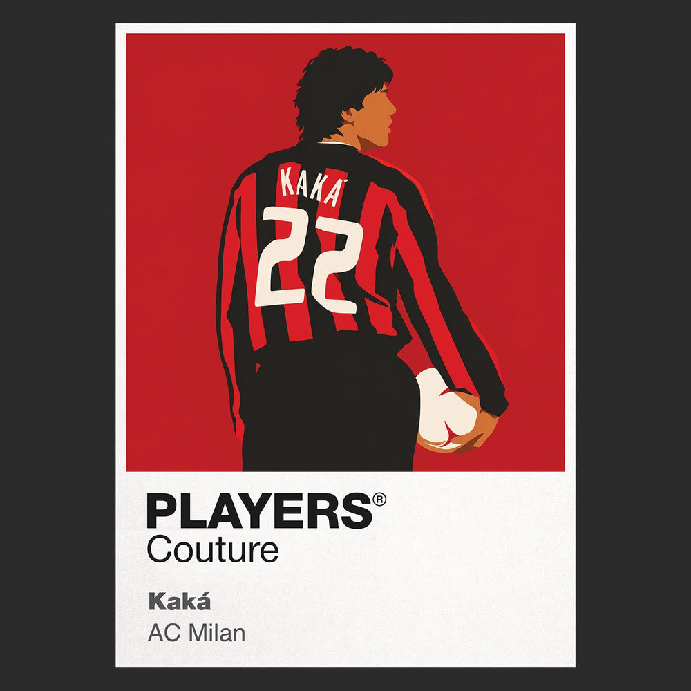 Kaka AC Milan Icon Frame Kids T-Shirt — Black Artwork