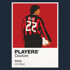 Kaka AC Milan Icon Frame Men's Hoodie — Navy Artwork