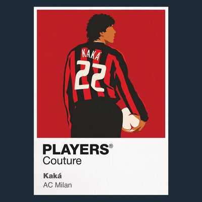 Kaka AC Milan Icon Frame Men's Hoodie — Navy Artwork