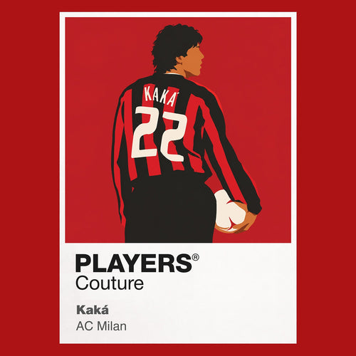Kaka AC Milan Icon Frame Men's Hoodie — Red Artwork