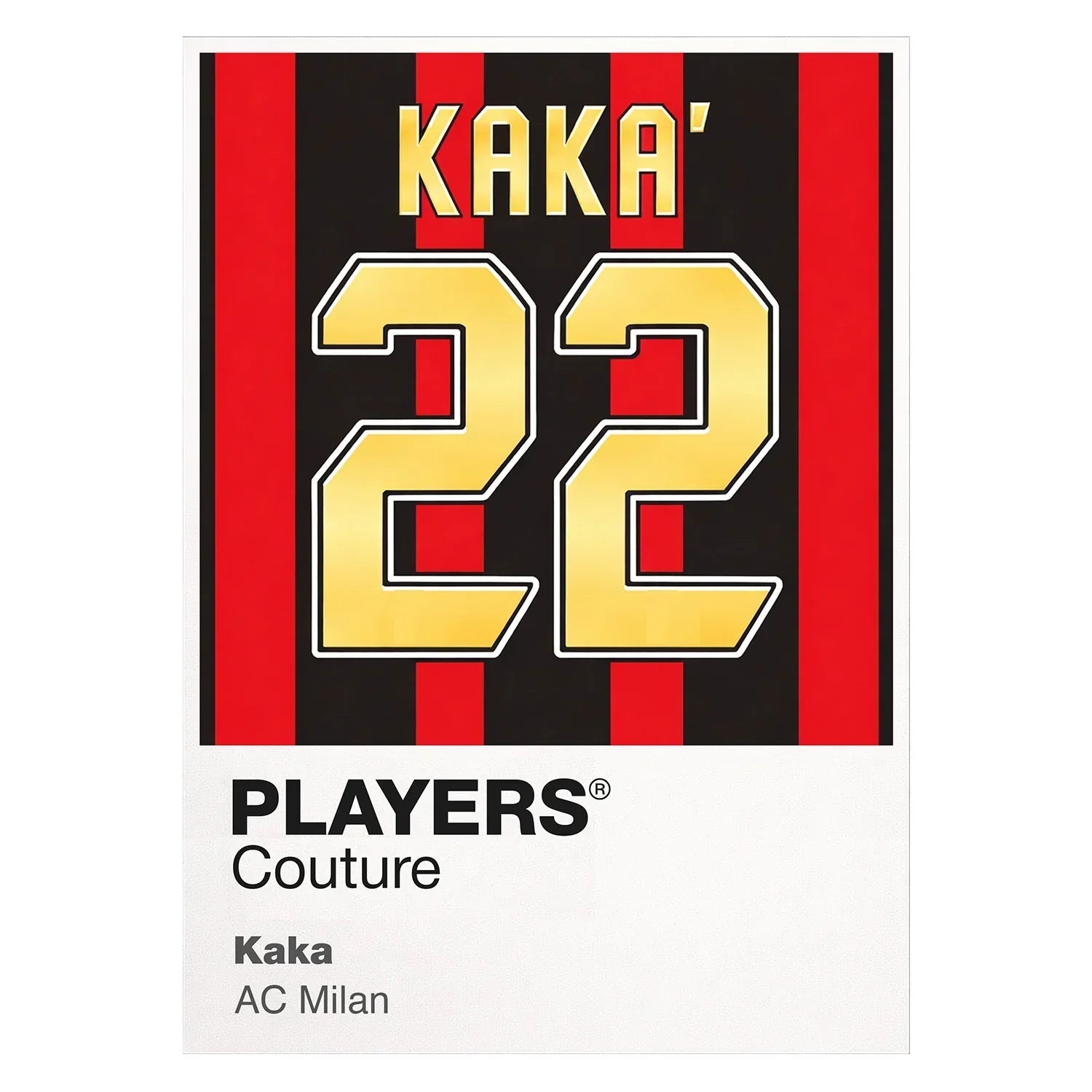 夏季オーダー枠 ｋａｋａ Kaka 22 Football Shirt Frame Male T-Shirt | Players Couture
