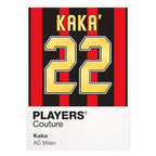 Kaka 22 Football Shirt Frame Men's Hoodie – white close-up detail shot of the Kaka 22 Football Players Couture logo design