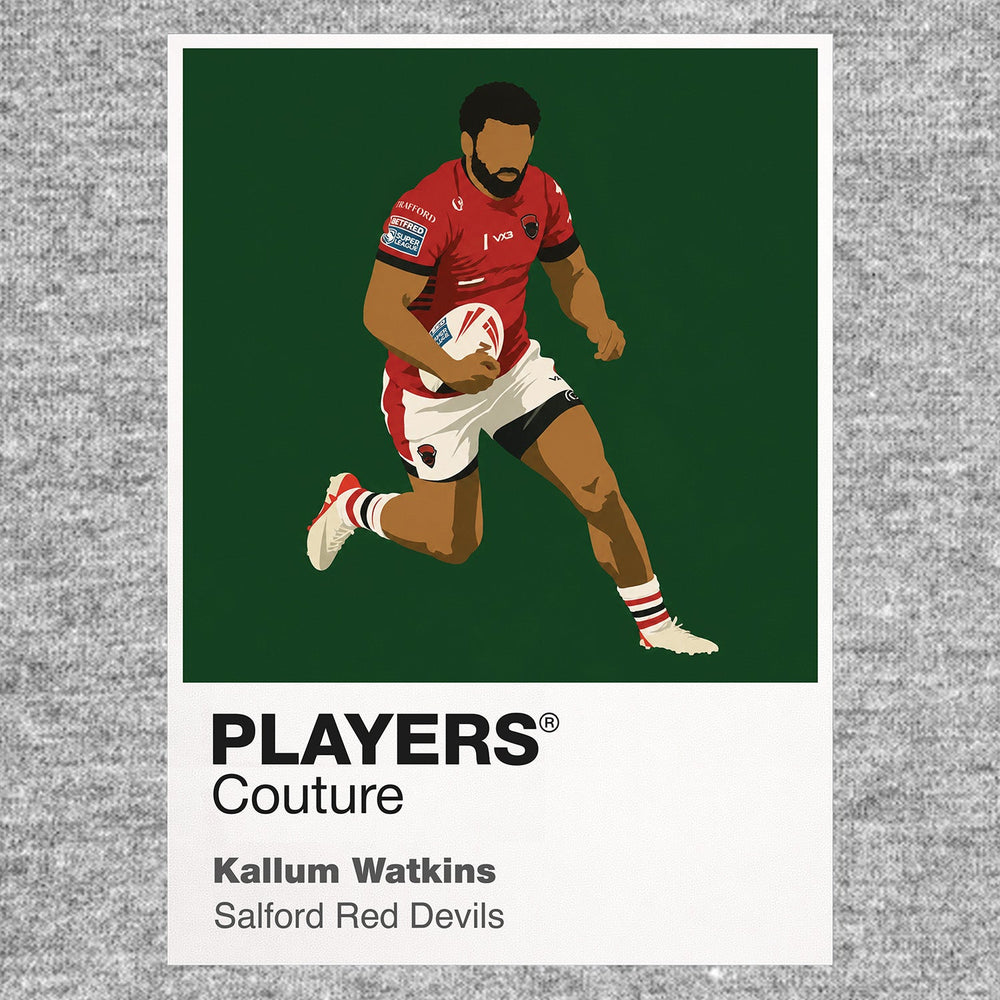 Kallum Watkins Salford Red Devils rugby league hoodie grey