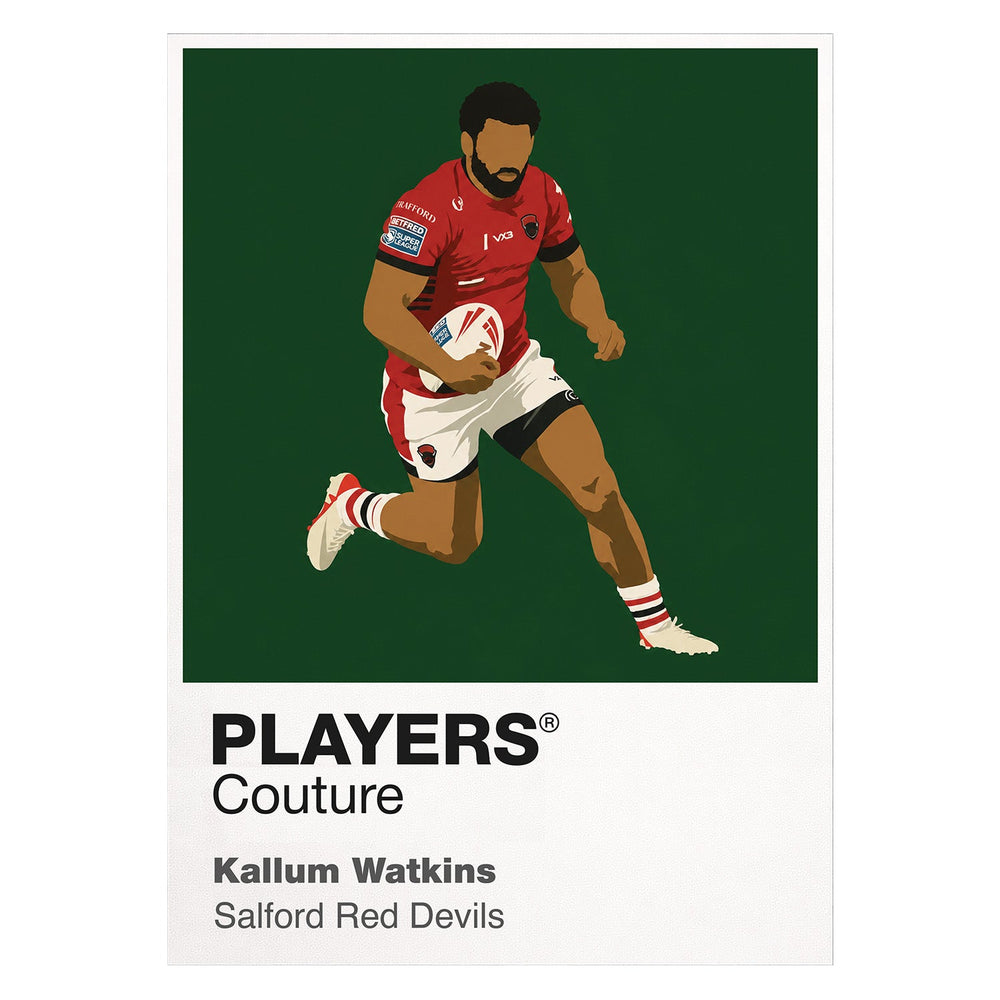 Kallum Watkins Salford Red Devils rugby league hoodie white