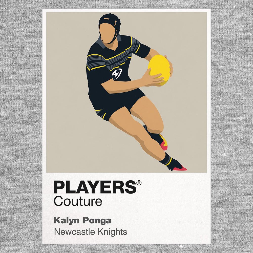Kalyn Ponga Newcastle Knights rugby league hoodie grey