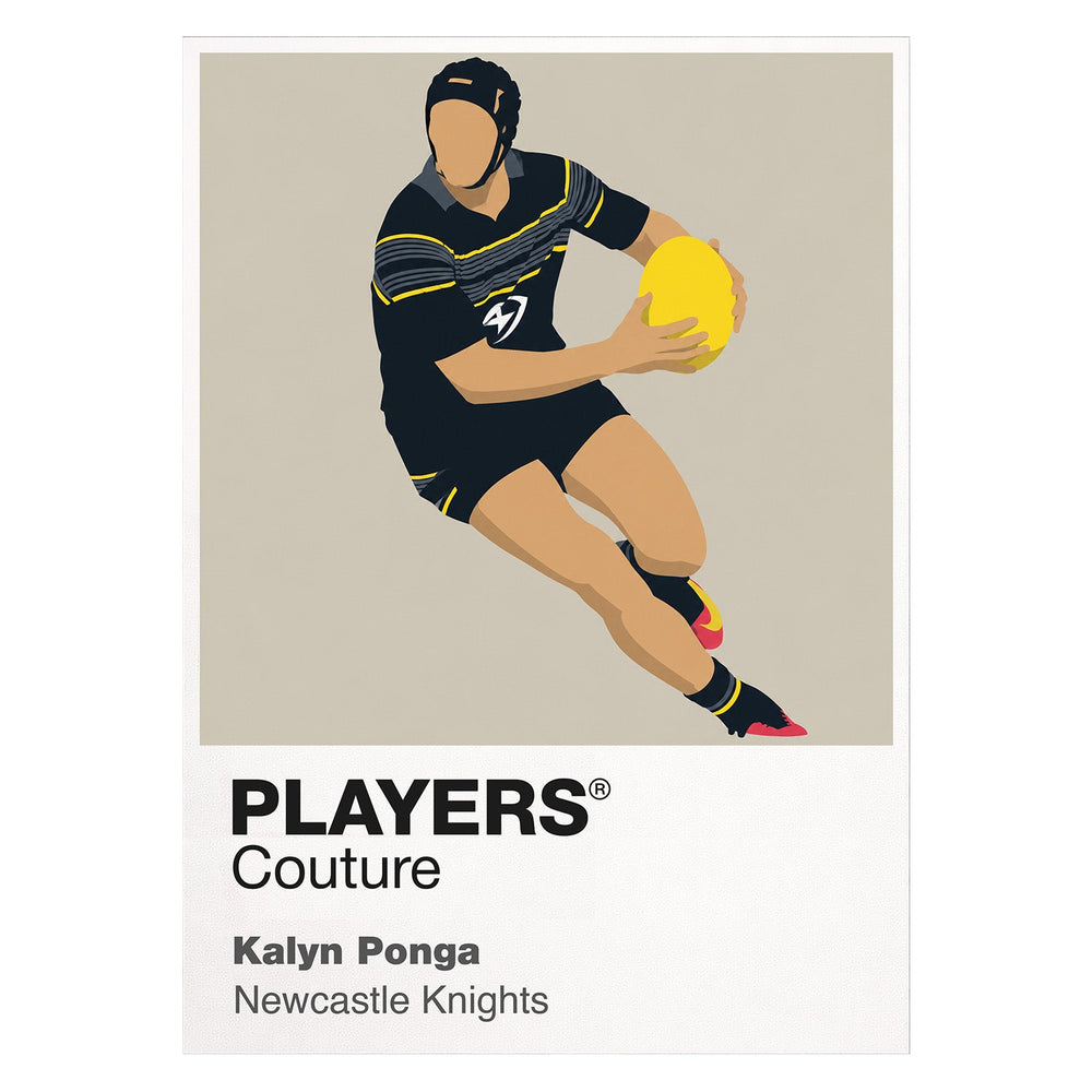 Kalyn Ponga Newcastle Knights rugby league hoodie white