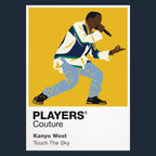 Kanye West Kanye West's shifting album-era fashion and producer-performer identity Icon Frame artwork in navy