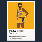 Kareem Abdul-Jabbar Lakers Basketball Icon Frame - Icon Design (View 6)