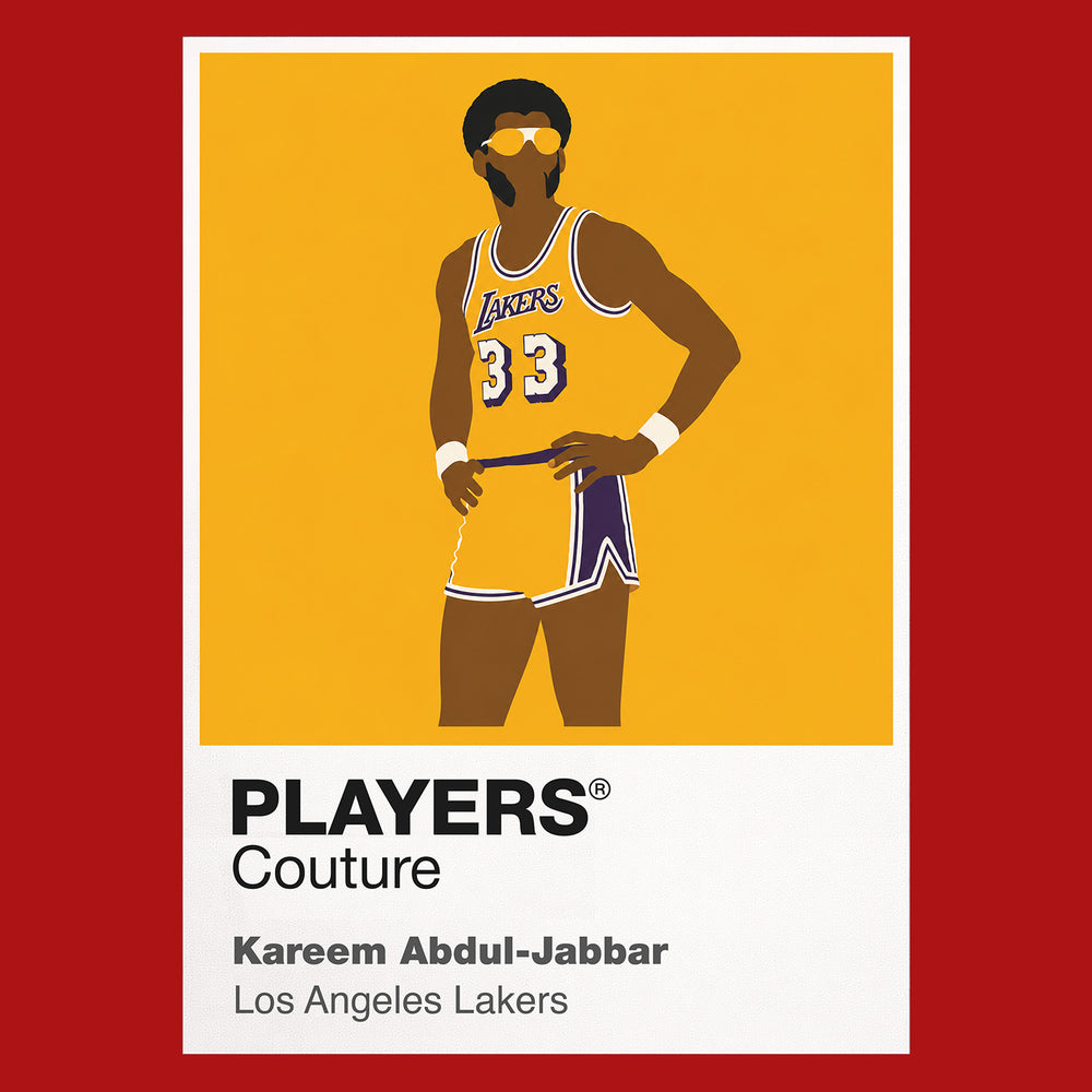 Kareem Abdul-Jabbar Lakers Basketball Icon Frame - Icon Design (View 8)