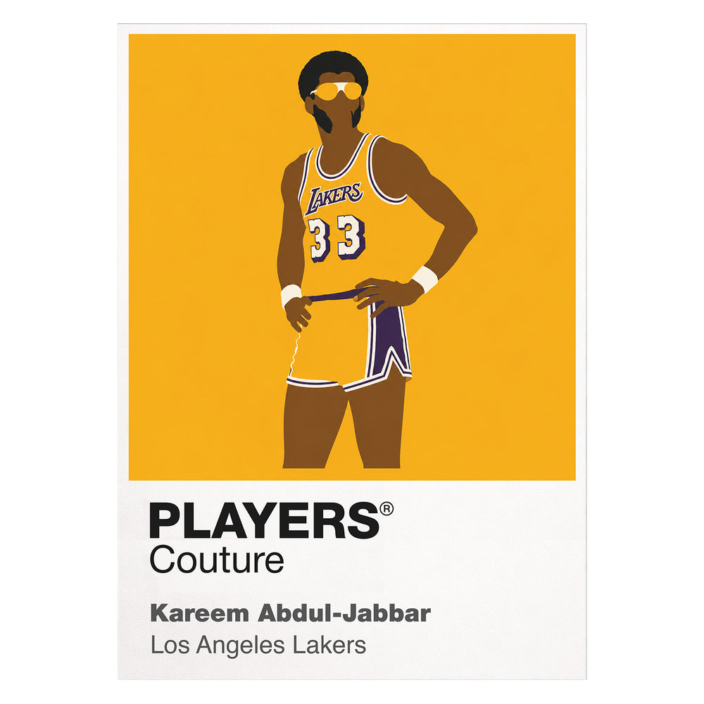 Kareem Abdul-Jabbar Lakers Basketball Icon Frame - Icon Design (View 7)