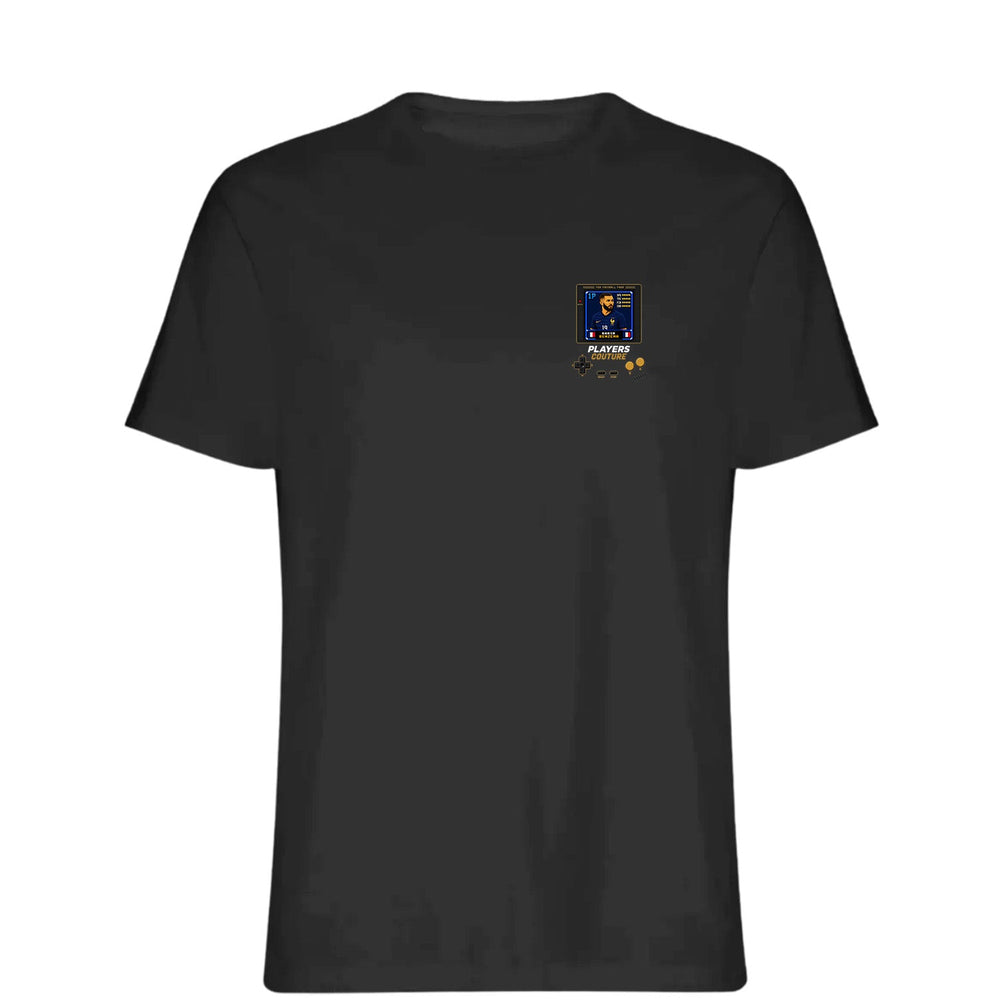 Karim Benzema 1P 8-Bit t-shirt retro gaming design by Players Couture