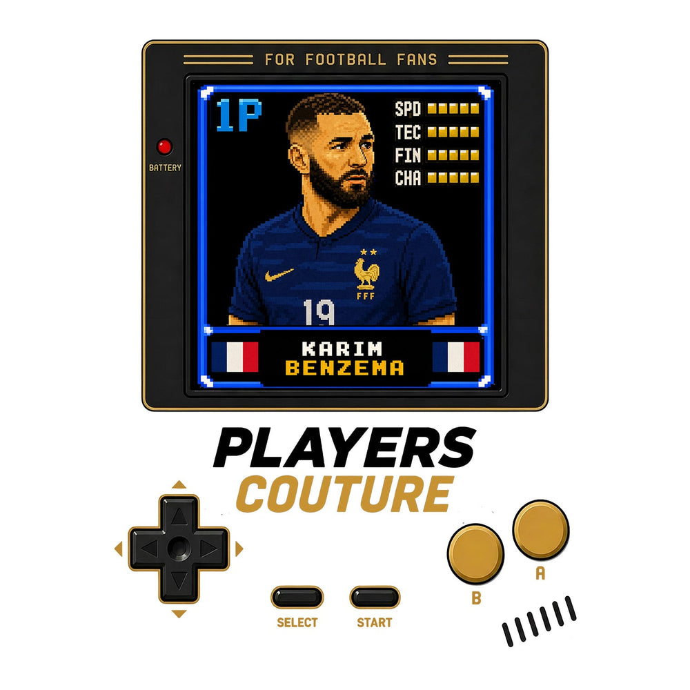 Karim Benzema Icon 8-Bit Men's Hoodie - image 6