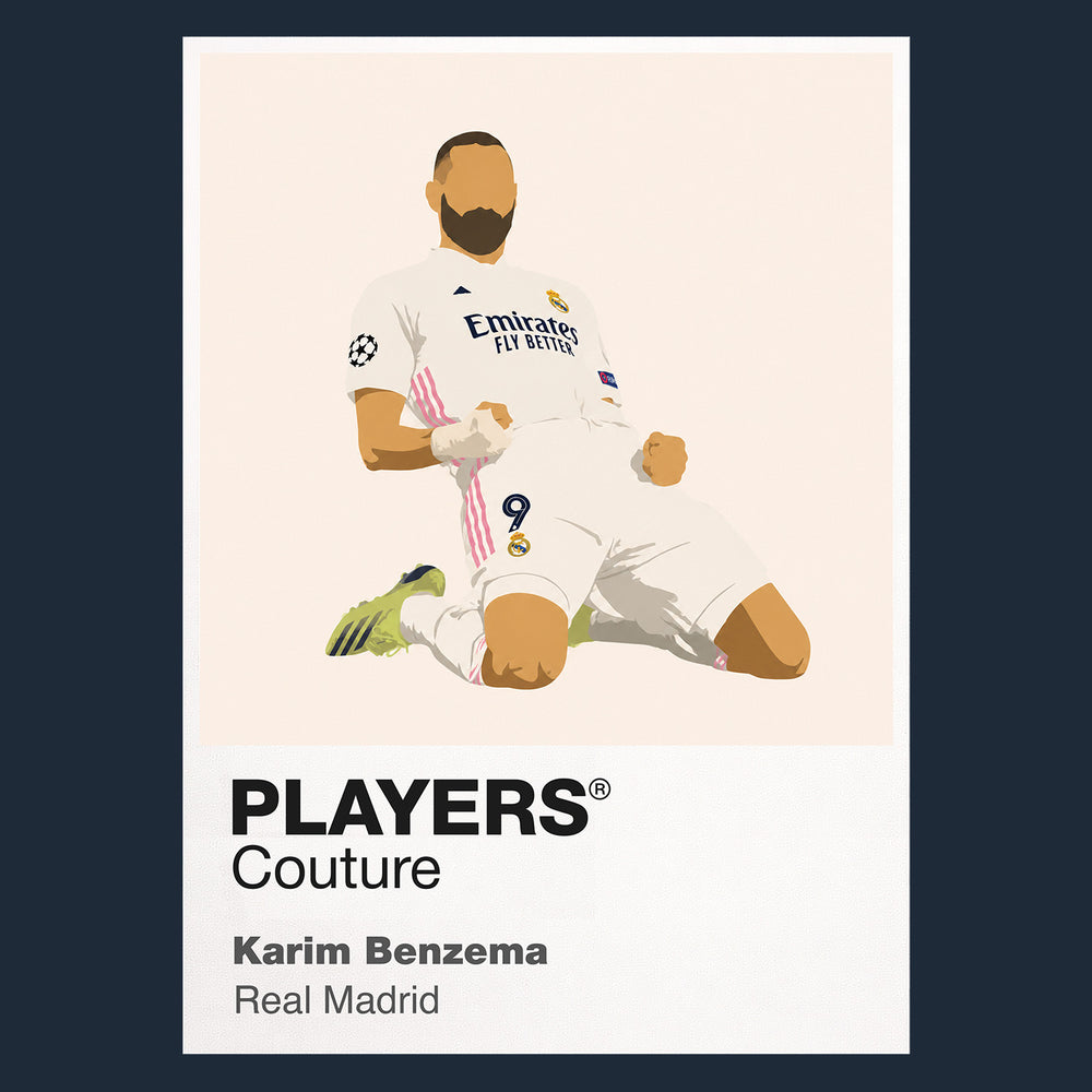 Karim Benzema Real Madrid Icon Frame Men's T-Shirt