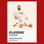 Karim Benzema Real Madrid Icon Frame — art card and garment shots