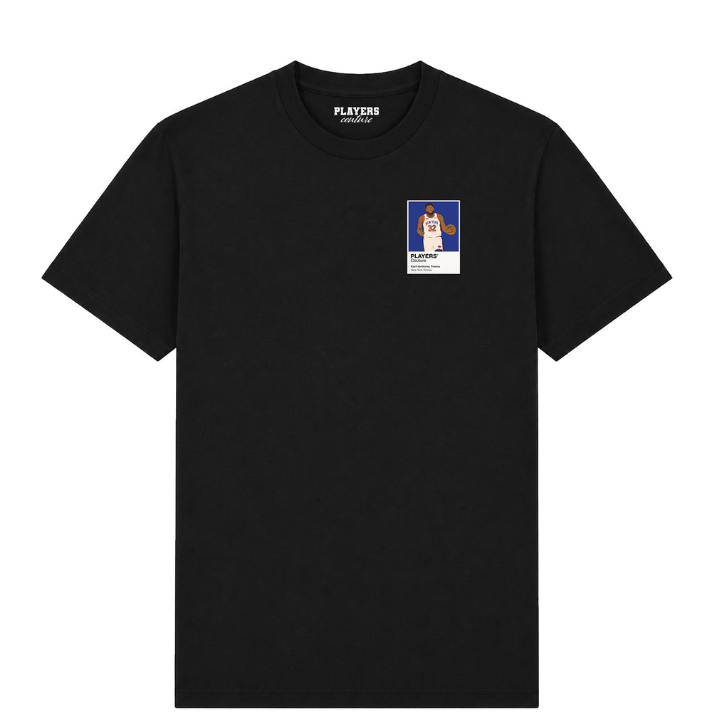 Karl-Anthony Towns Knicks Basketball Icon Frame Men's T-Shirt - Black