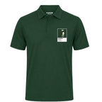 Kathy Whitworth Golf Icon Frame Men's Polo Shirt - Bottle Green