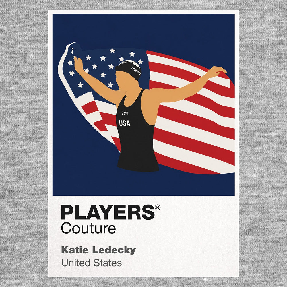 Katie Ledecky Olympics Icon Frame Men's T-Shirt