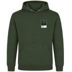 Kauto Star horse racing hoodie – mens earthy green hoodie view