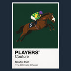 Kauto Star horse racing hoodie – navy view