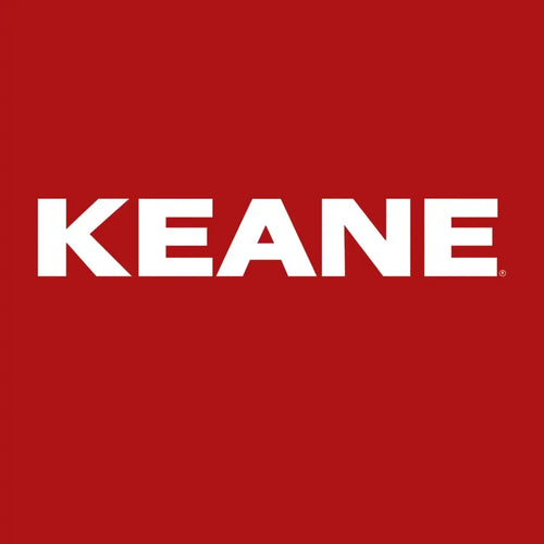 Roy Keane Logo Men's Hoodie – red close-up detail shot of the Roy Keane Players Couture logo design