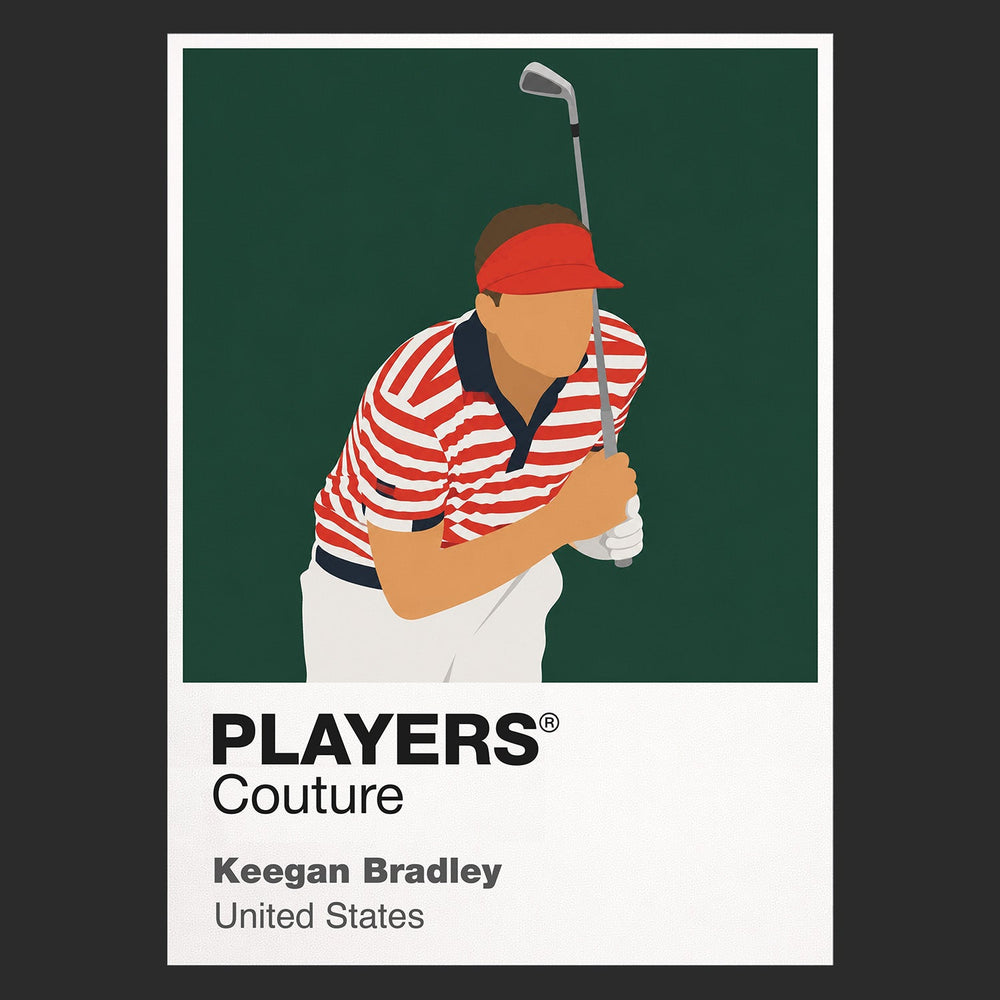 Keegan Bradley Golf Icon Frame Men's Polo Shirt