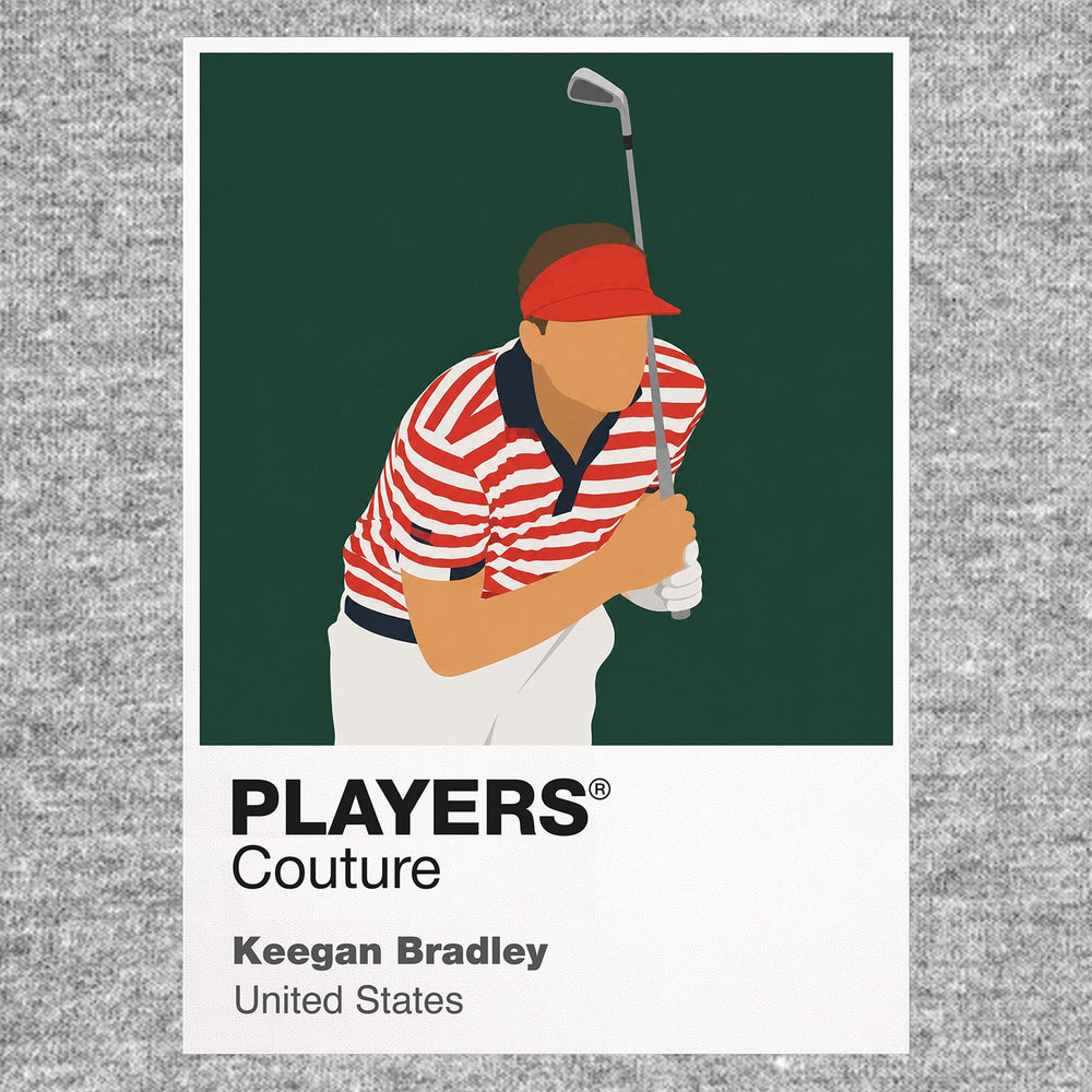 Keegan Bradley Golf Icon Frame Men's Polo Shirt