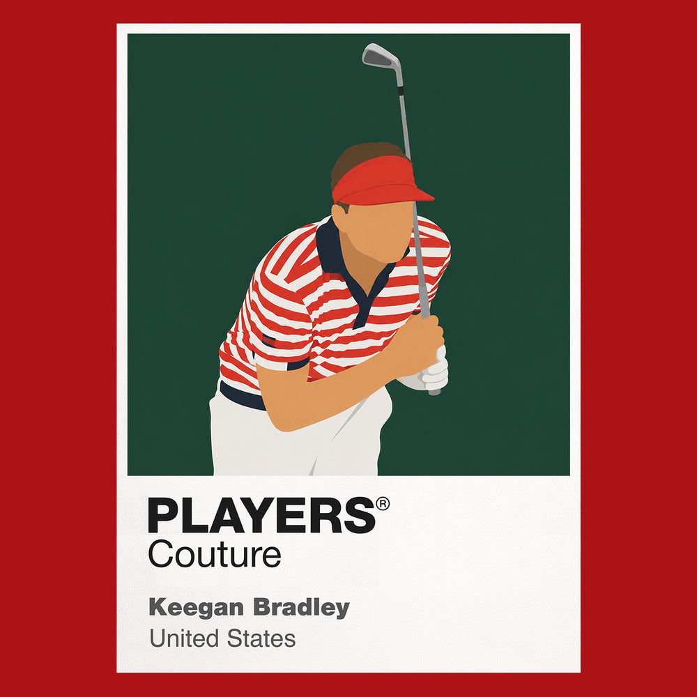 Keegan Bradley Golf Icon Frame Men's Hoodie