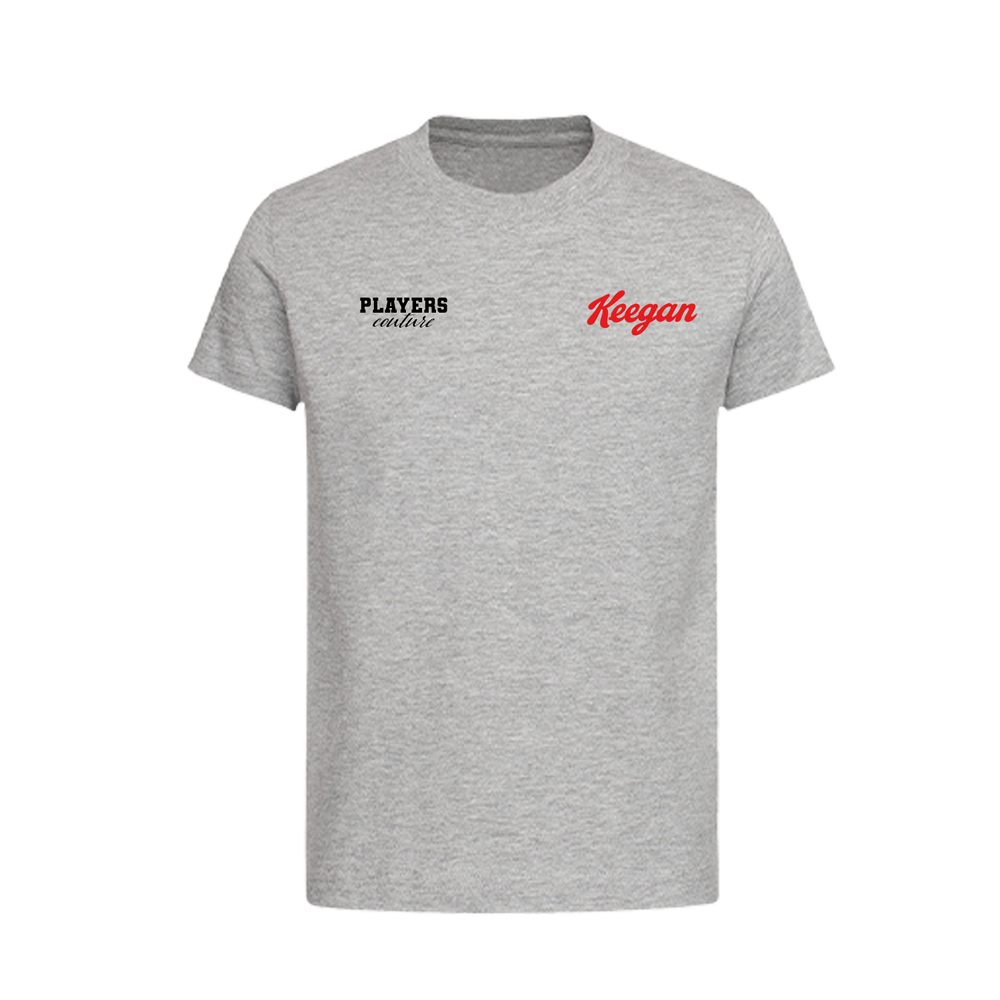 Kevin Keegan Logo Players Couture Kids T-Shirt Gray