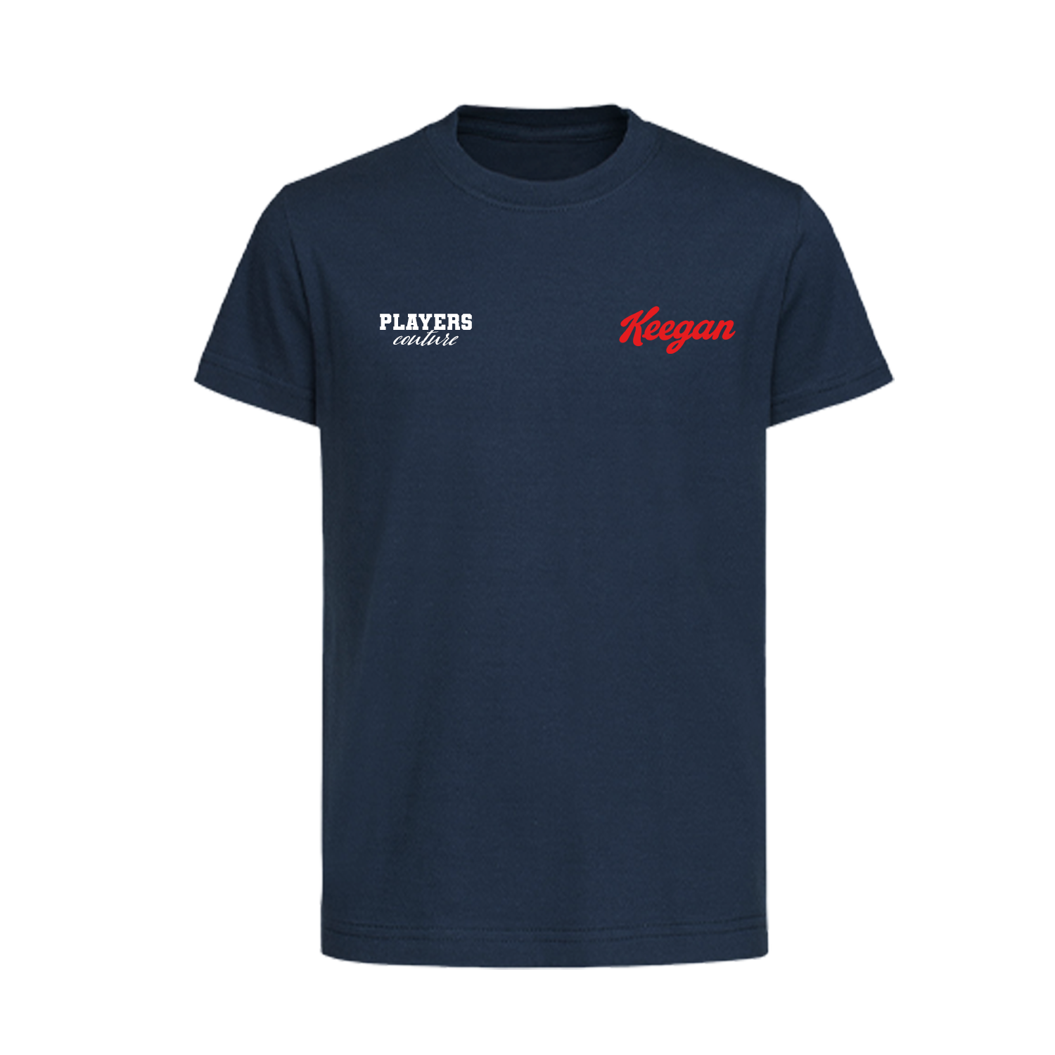 Kevin Keegan Logo Players Couture Kids T-Shirt Navy